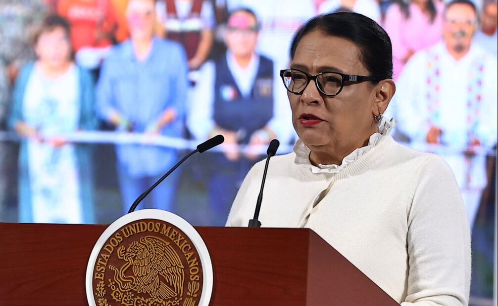 Rosa Icela Rodríguez Velázquez, secretaria de Gobernación (Segob), informó que el Tianguis del Bienestar han entregado de junio a la fecha más de un millón 463 mil bienes nuevos y 63.2 toneladas de artículos incautados a la delincuencia organizada y de cuello blanco, así como aquellos confiscado en aduanas. Foto: Berenice Fregoso/EL UNIVERSAL