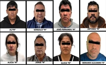 Operación Liberación en Edomex: Estos son los 8 detenidos por extorsión; estarían vinculados a La Familia Michoacana