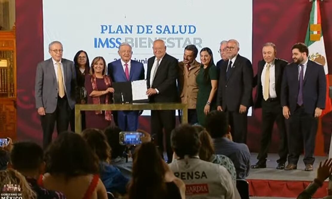 Los estados de Nayarit, Tlaxcala, Colima, Sonora, Baja California Sur y Sinaloa suscribieron un convenio con la Federación para la transferencia recursos al IMSS Bienestar