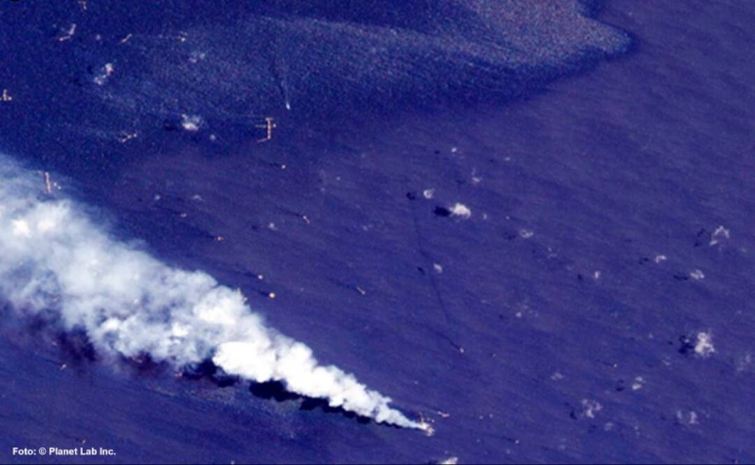 Pemex afirmó que el derrame se reportó de manera inmediata el 6 de julio ante la ASEA y la Semar. Foto: UNAM