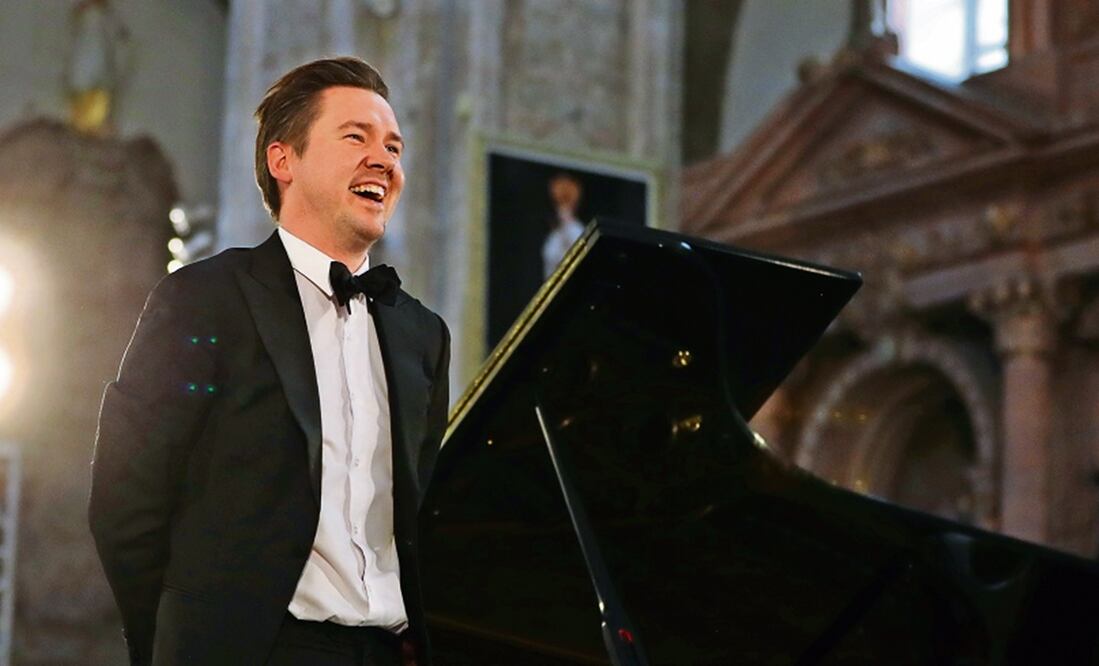 Rokas Valuntonis, pianista lituano.
Foto: EL UNIVERSAL / Berenice Fregoso