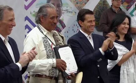 Peña Nieto reconoce labor de artesanos mexicanos