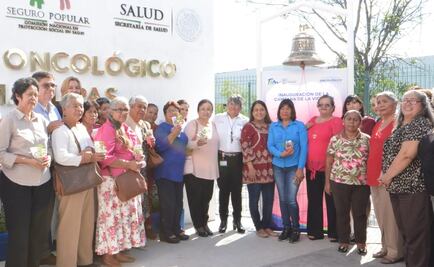 “Campana de la Victoria” suena una vez más en Centro Oncológico de Ciudad Victoria