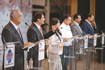 Candidatos inasistentes se roban el debate en Nayarit