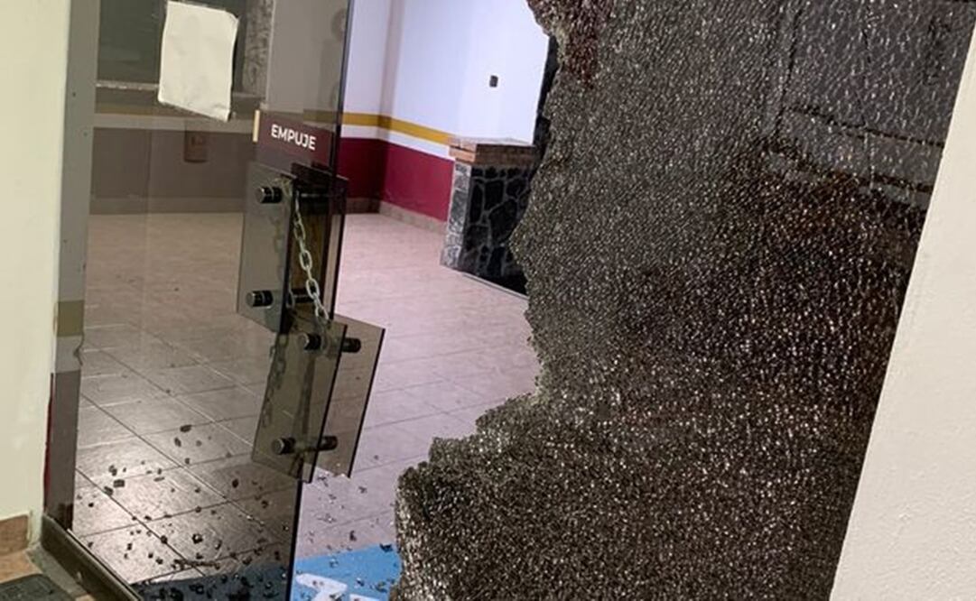 Ataque a balazos contra estación migratoria en Tijuana. Fpto: INM