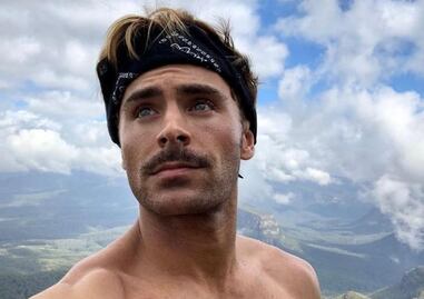 Zac Efron sorprende al lucir un estilo más maduro con bigote 