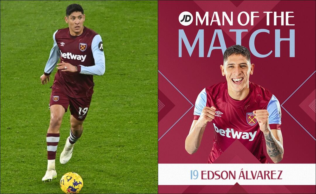 Edson Álvarez es nombrado el hombre del partido en la Premier League / FOTO: @WestHamEspanol