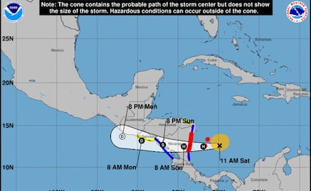 Monitorean en Quintana Roo a tormenta tropical "Julia"