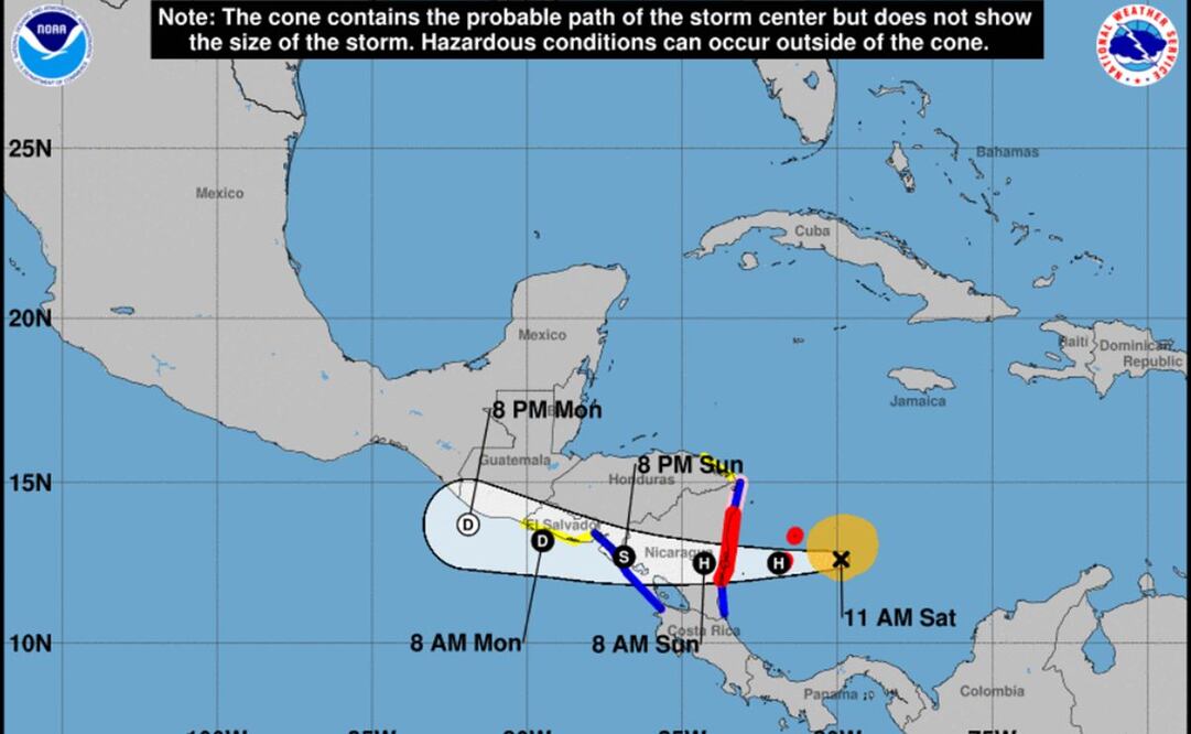Monitorean en Quintana Roo a tormenta tropical "Julia"