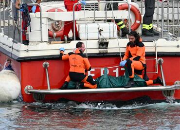 Ahogamiento, causa de muerte de las víctimas del naufragio del yate en Sicilia, según primeras autopsias