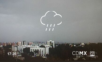 Llueve en el centro de la capital y 6 delegaciones más