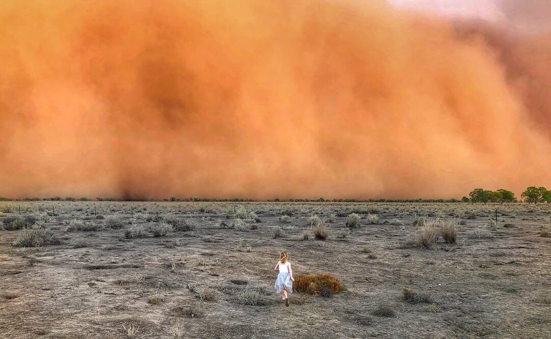 Tormentas de polvo en Australia (Fotos: AFP y EFE)