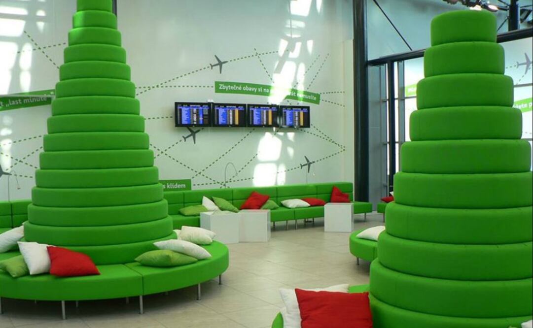 En el Aeropuerto de Praga se puede alquilar salones que cuentan con sillones y sofás. (Foto: Aeropuerto de Praga)
