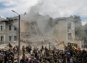 Se registran explosiones en Kiev en un nuevo ataque masivo ruso contra territorio ucraniano