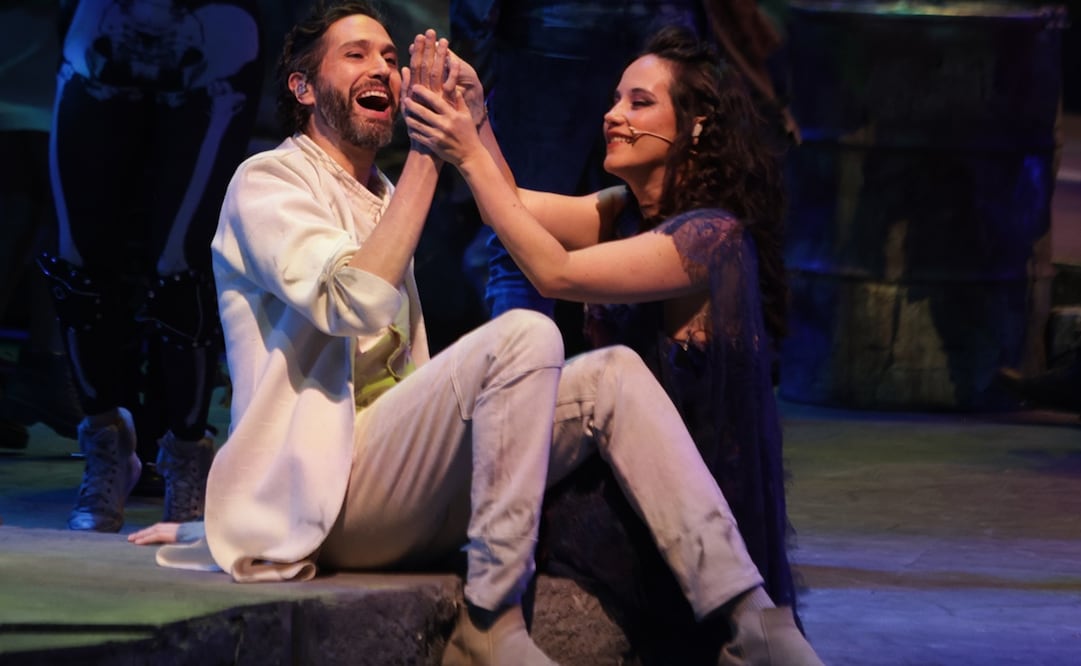 Benny Ibarra, Ximena Sariñana y Erik Rubín durante el levantamiento de imagen de la obra musical "Jesucristo  Superestrella en el Teatro 1". Foto: Carlos Mejía/EL UNIVERSAL.