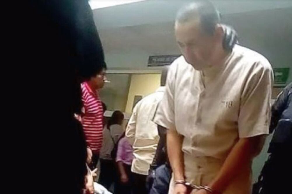 Según el periódico Tabasco Hoy esta fotografía de Mario Aburto fue tomada en marzo pasado durante su estancia en el hospital. (CORTESÍA DE TABASCO HOY)