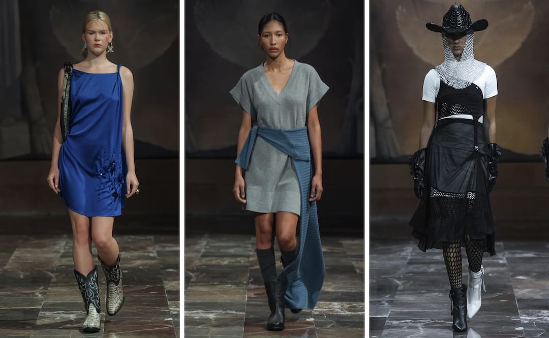 Diseños de Raquel Dorantes, Fábrica de Punto y SVLIM. Foto: Cortesía