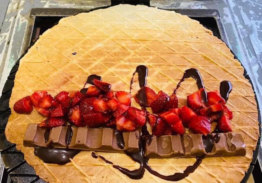El secreto de una buena marquesita está en comerla recién hecha, cuando la masa conserva su textura. Foto: Marquesitas Malelo's