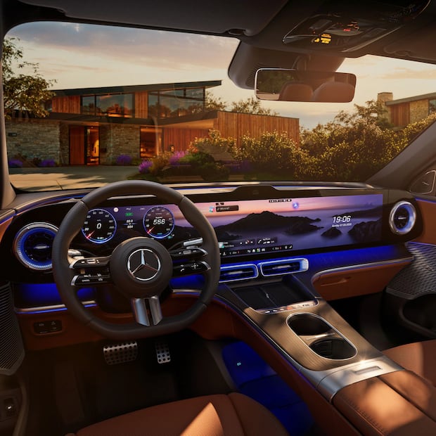 El nuevo auto de Mercedes Benz promete tecnología impulsada por inteligencia artificial. Foto: Mercedes Benz