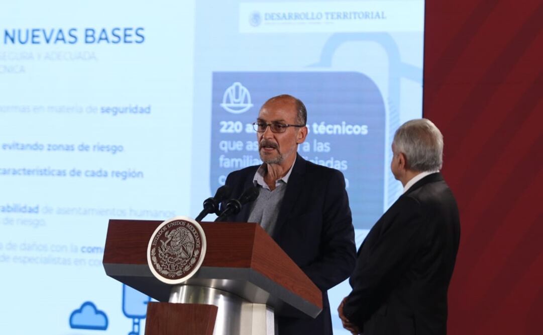 David Cervantes Peredo, subsecretario de Ordenamiento Territorial y Comisionado Nacional para la Reconstrucción. Foto: Carlos Mejía/ EL UNIVERSAL