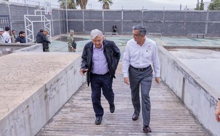 AMLO supervisa modernización de aduana en Tamaulipas
