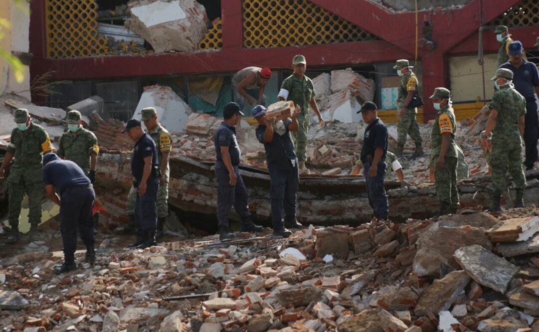 Daños en Juchitán, Oaxaca. (Foto: Edwin Hernandez/El Universal)