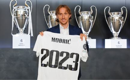 Luka Modric renovó su contrato con el Real Madrid hasta 2023