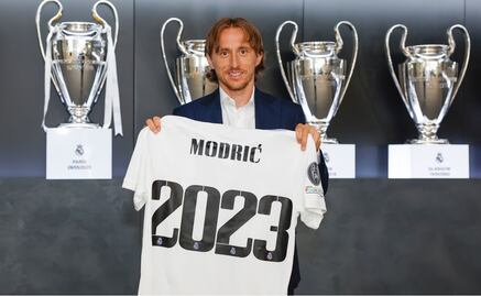 Luka Modric renovó su contrato con el Real Madrid hasta 2023