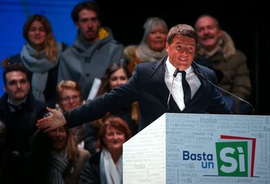 Matteo Renzi se juega su futuro en referéndum