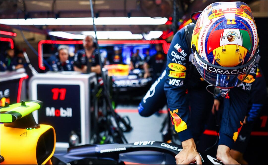 Checo Pérez habló en el Gran Premio de Las Vegas 2024 - Foto: AFP