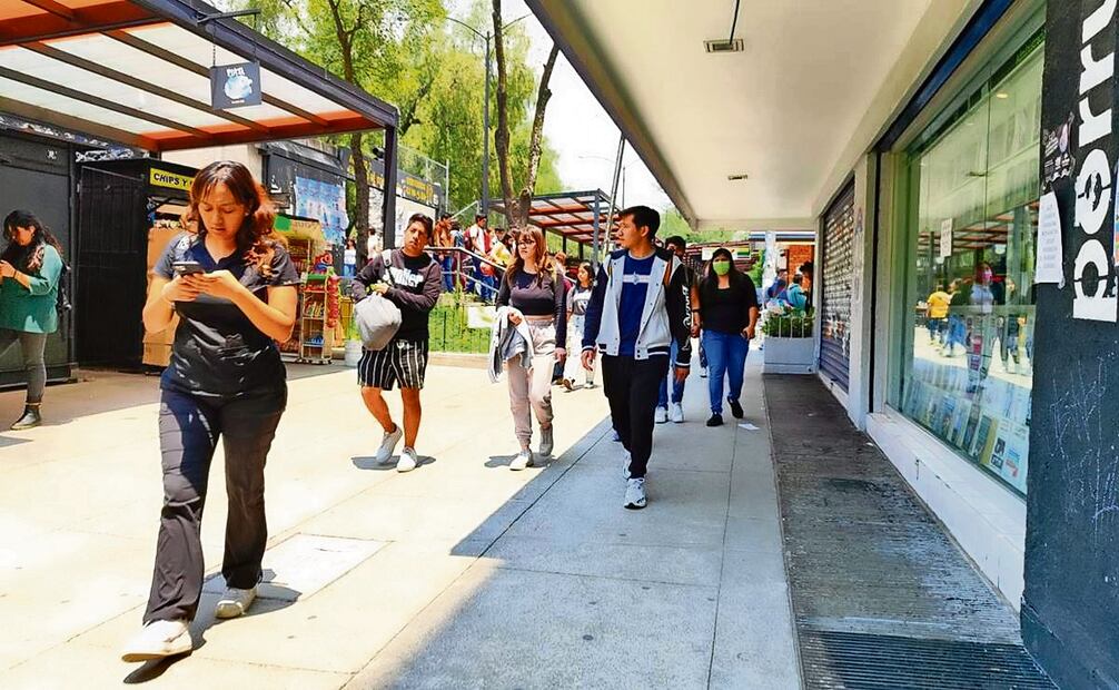 El Paseo de las Facultades es parte de la ruta de miles de estudiantes que asisten a las facultades de Medicina, Odontología, Química, Ingeniería, Arquitectura o Derecho, Foto: Raúl J. Fontecilla / EL UNIVERSAL
