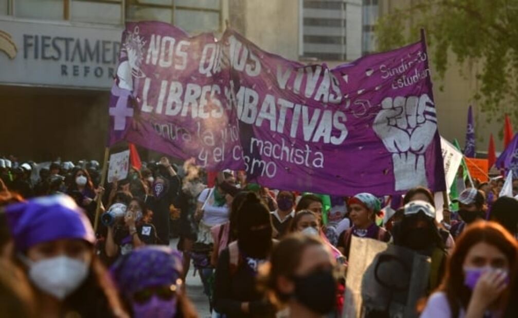 Unas mil 500 personas participaron en la marcha del 25N: Secretaría de Gobierno CDMX