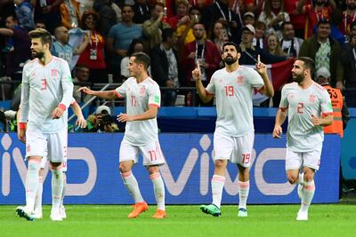 Victoria de España sobre Irán en la Copa del Mundo