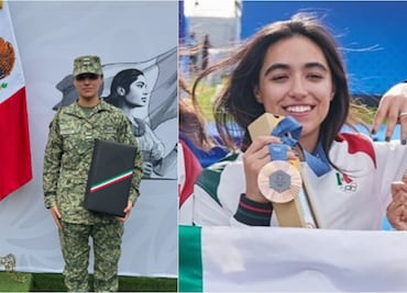 Ana Paula Vázquez, medallista olímpica recibe ascenso en el Ejército Mexicano