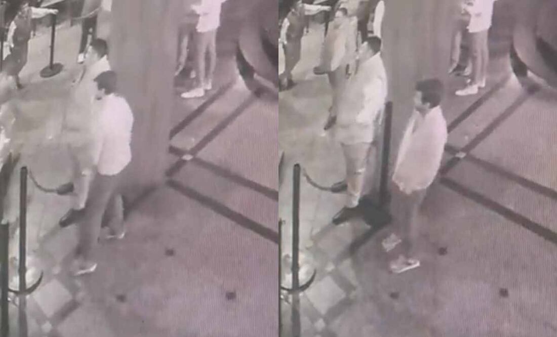 Antes de desaparecer Iñigo Arenas Saiz salió del bar República en Polanco. Foto: Captura de video