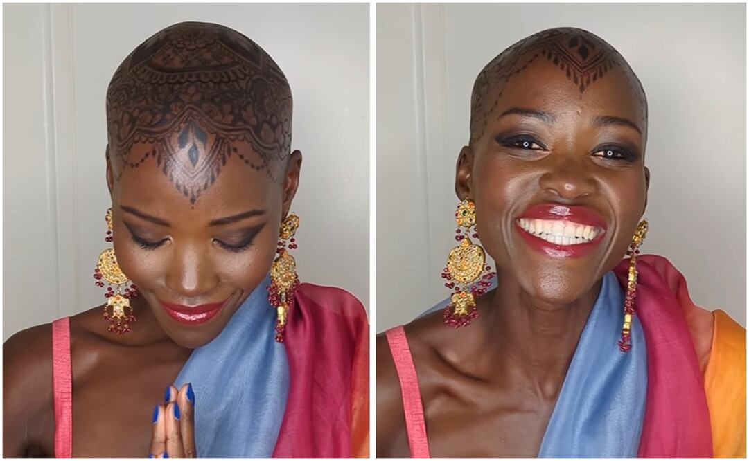 “Atrévete a buscar la belleza en otras formas”, dice actriz Lupita Nyong'o, tras cambio de look. Fotos: Tomadas de Instagram @lupitanyongo