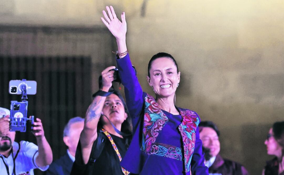 El Instituto Mexicano de Contadores Públicos (IMCP) envió sus felicitaciones a Claudia Sheinbaum por haber resultado virtual ganadora de las elecciones presidenciales. Foto: Diego Simón | El Universal