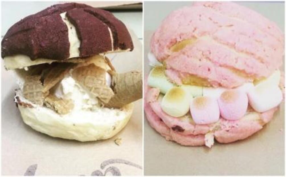 Concha rellena de chilaquiles, el nuevo antojo chilango