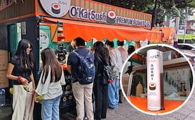 VIDEO: ¿Sushi en un tubo? El curioso invento que ya puedes probar en CDMX