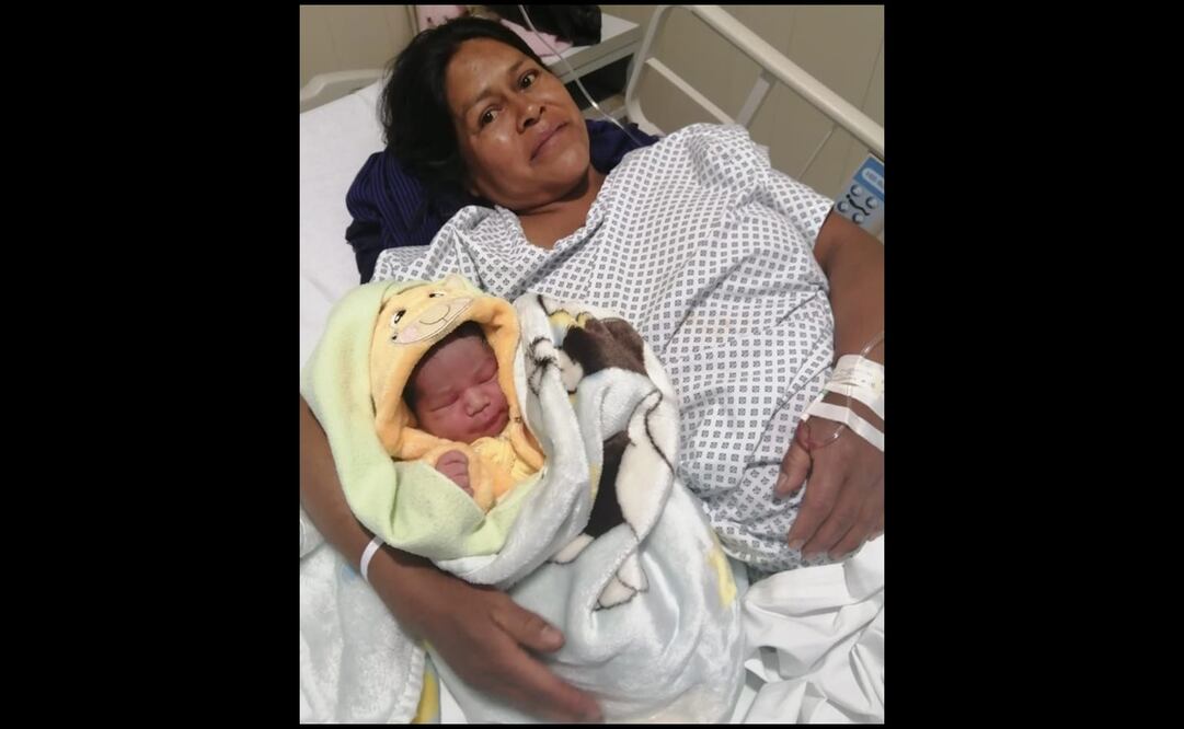 La Secretaría de Salud del Estado informó que la señora Elvia Ascencio y su bebé están en buen estado. Foto: Twitter @SALUDMICH