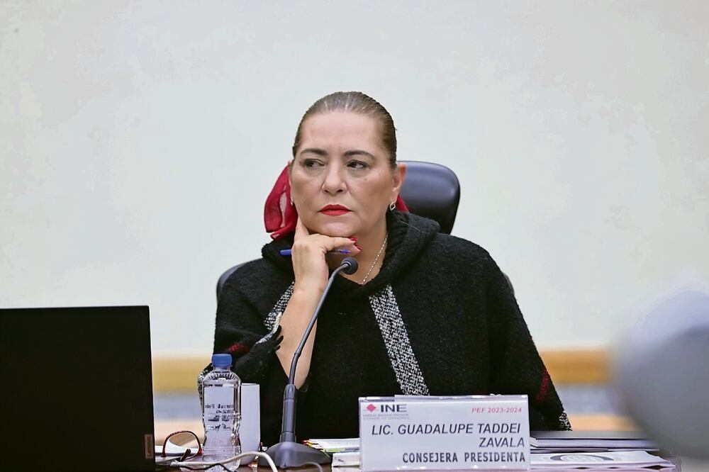 La presidenta del INE, Guadalupe Taddei, pidió a la Dirección Jurídica realizar un análisis de la historia y los resultados de las controversias presentadas por el instituto. Foto: Especial