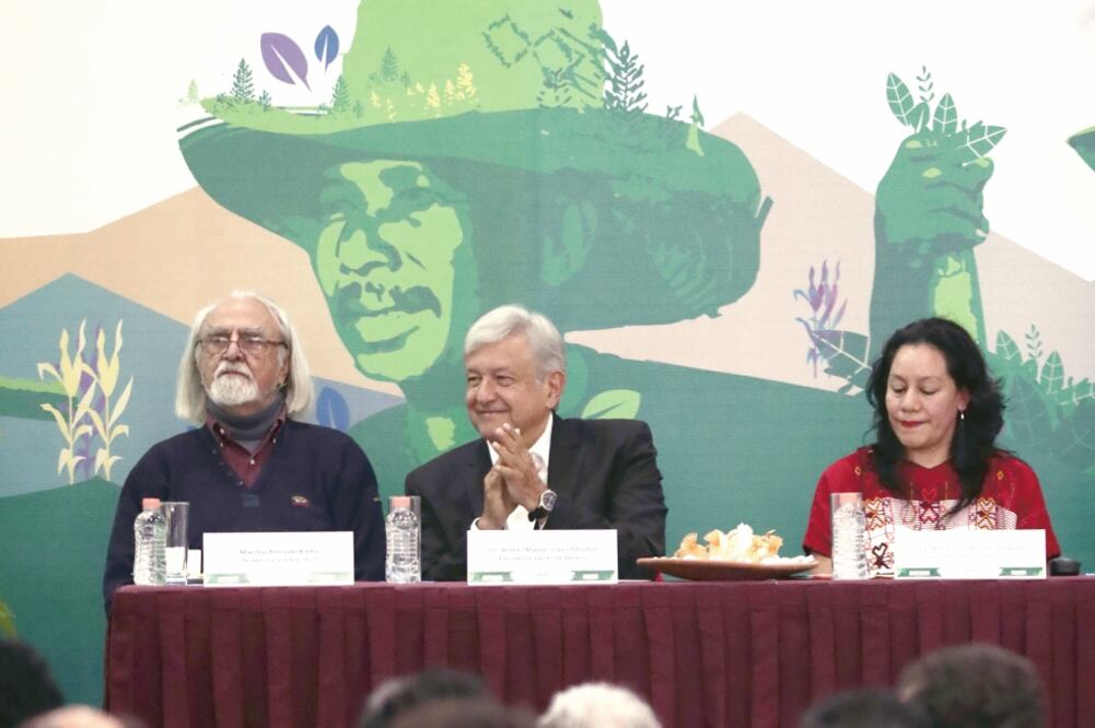 Andrés Manuel López Obrador presentó el programa Sembrando Vida, que arrancará en 2019 con 220 mil empleos en los estados del sureste. (ALEJANDRA LEYVA. EL UNIVERSAL)