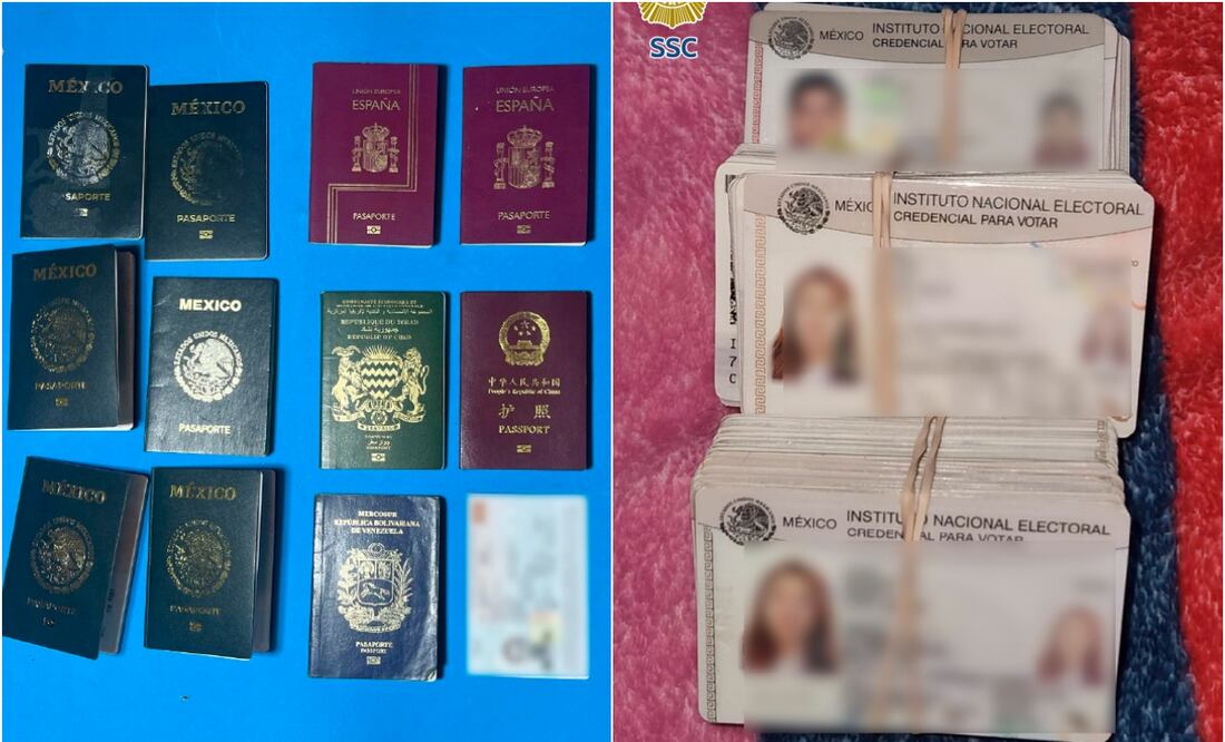 Falsificadores de documentos en el Centro de la CDMX. Foto: Especial