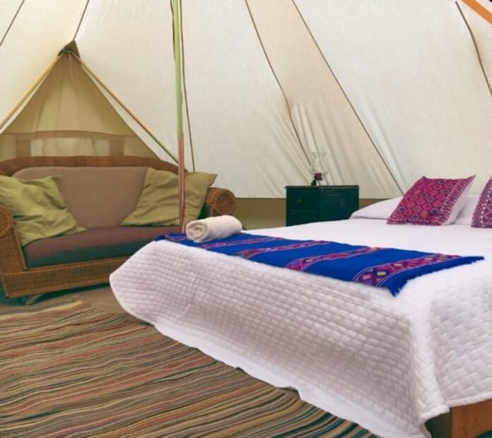 En Oaxaca, así es el glamping de una finca cafetalera en medio de la selva
