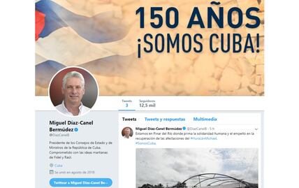 Presidente de Cuba se moderniza; abre su cuenta de Twitter
