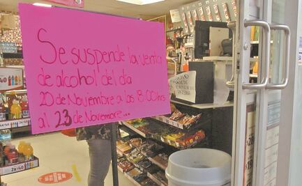 "Ley seca" toma por sorpresa a algunos y otros se surten
