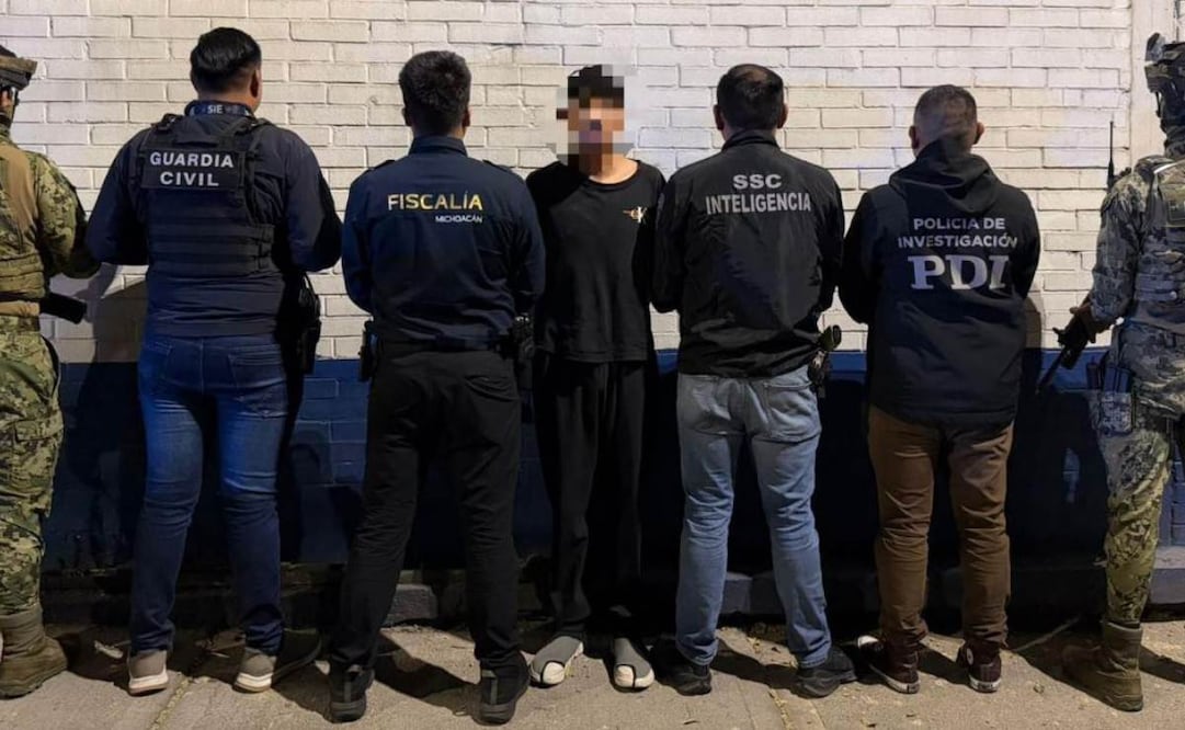 Dilan Kaled "N", segundo detenido por homicidio de familia de intérpretes de LSM en Michoacán (18/02/2026). Foto: Especial