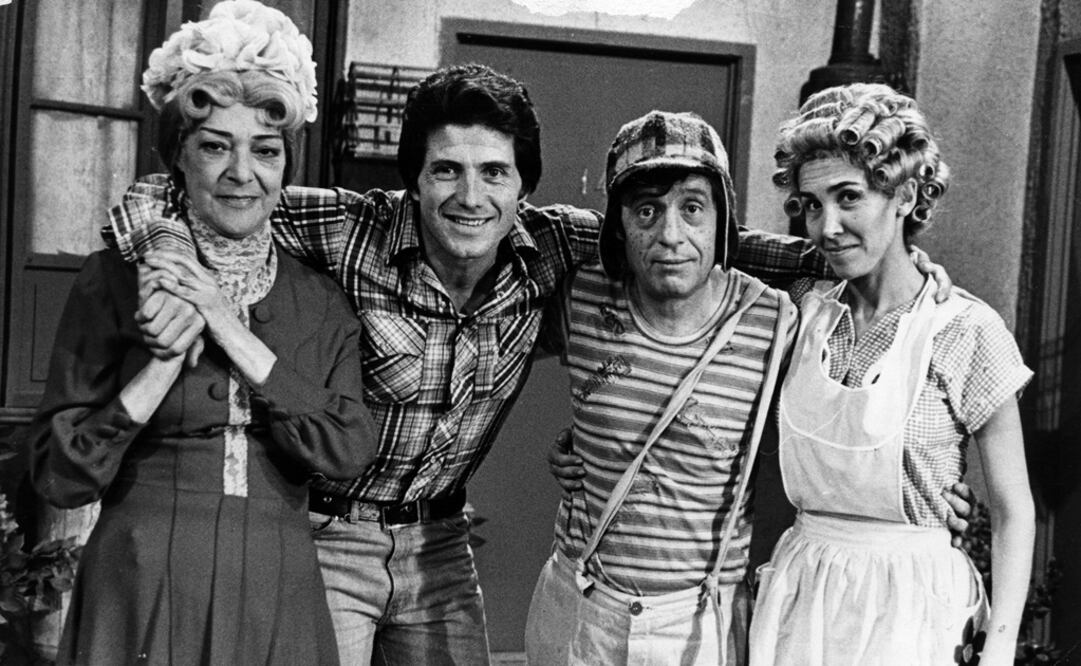 Actor and producer Roberto Gómez Bolaños in company of Florinda Meza and Héctor Bonilla - Photo: File photo/EL UNIVERSAL