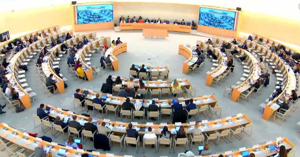 Comparecencia de México ante el Consejo de Derechos Humanos como parte de EPU2024. Foto: X @CentroProdh