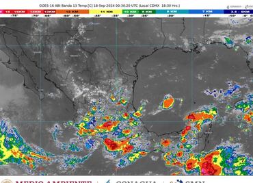 Frente frío 2 y onda tropical 23 empeoran clima en México; se prevén lluvias intensas y vientos fuertes